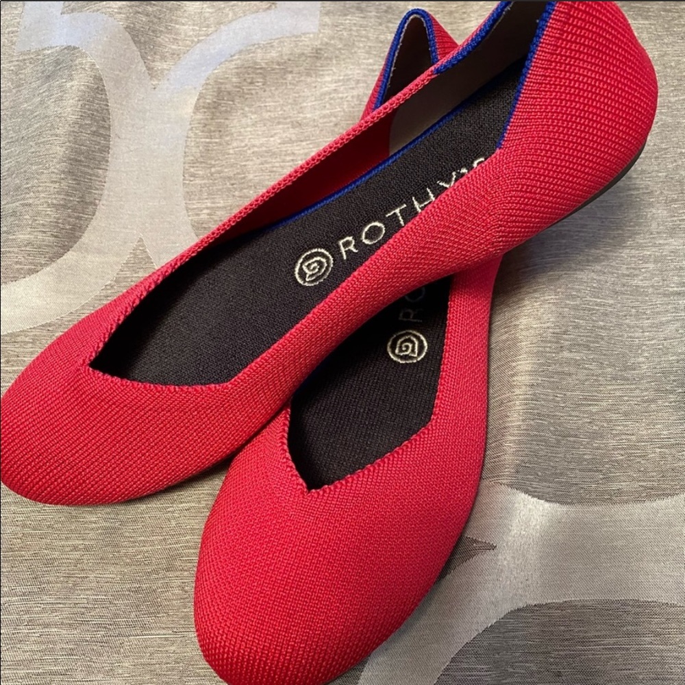 Rothy’s hot pink flats